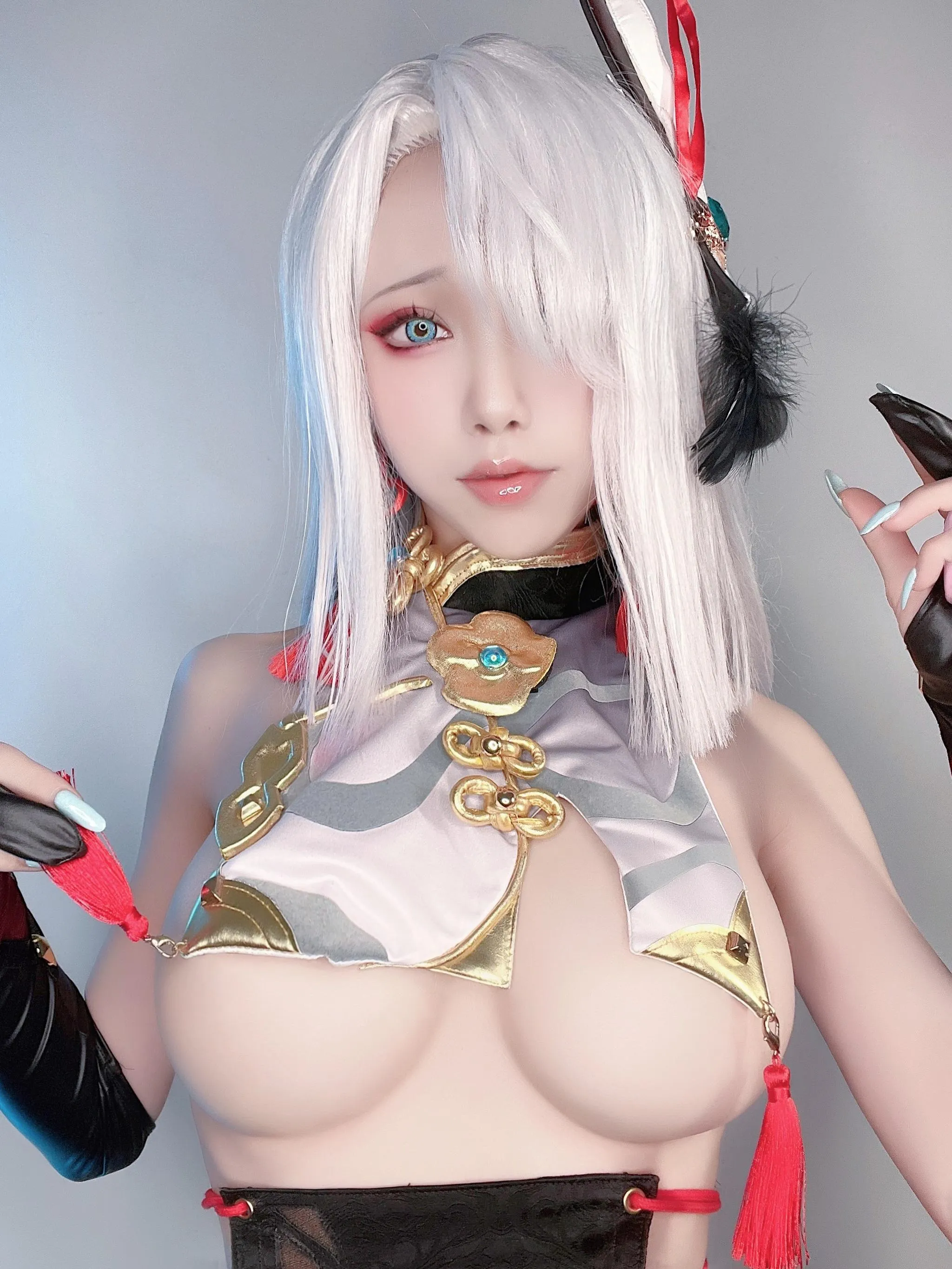 水淼Aqua – NO.110 原神 申鹤-自拍 [60P]插图6